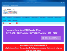 Tablet Screenshot of marmarisexcursions.com